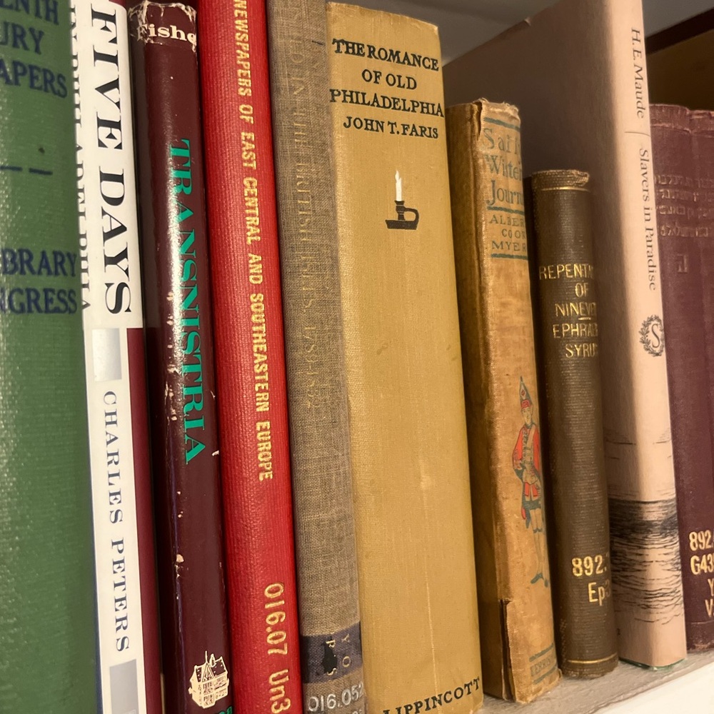 The Romance of Old Philadelphia, John T. Faris, Published by Lippincott, 1918